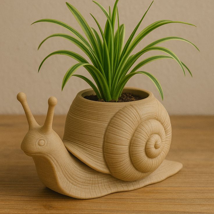 Snail planter